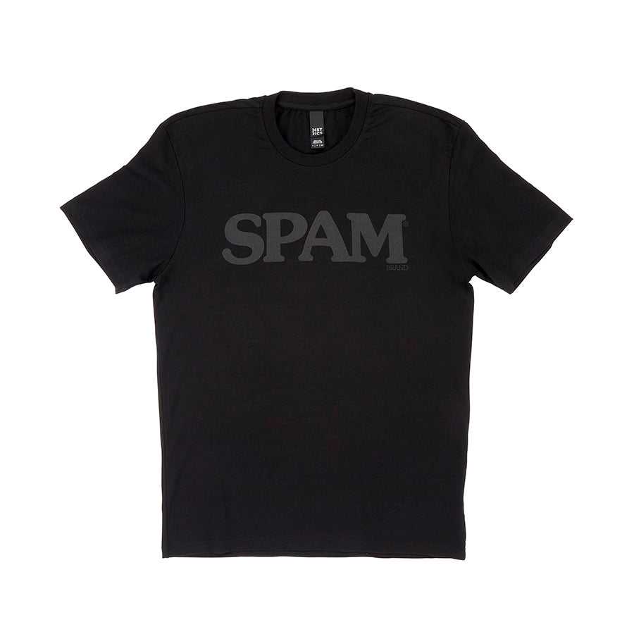 Black tonal SPAM® brand t-shirt