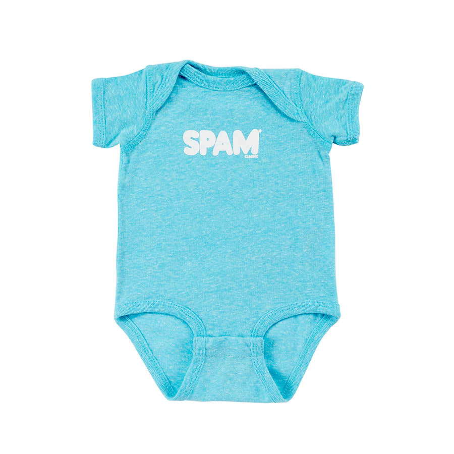 SPAM® brand aqua infant onesie