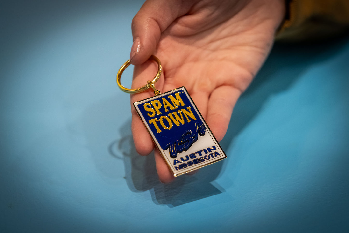 SPAM™ Town USA Keychain