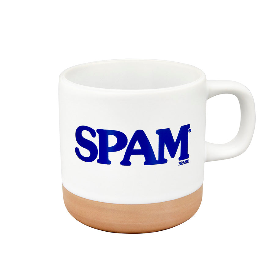 SPAM® White mug w/tan bottom