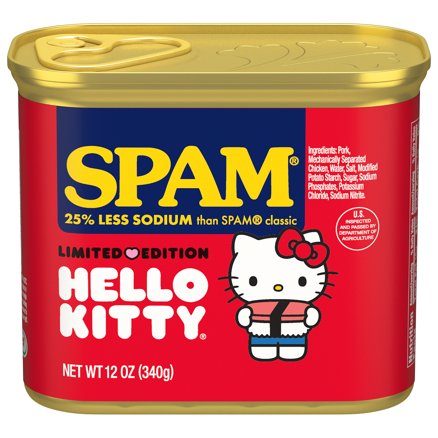 Limited Edition Hello Kitty® SPAM® 25% Less Sodium