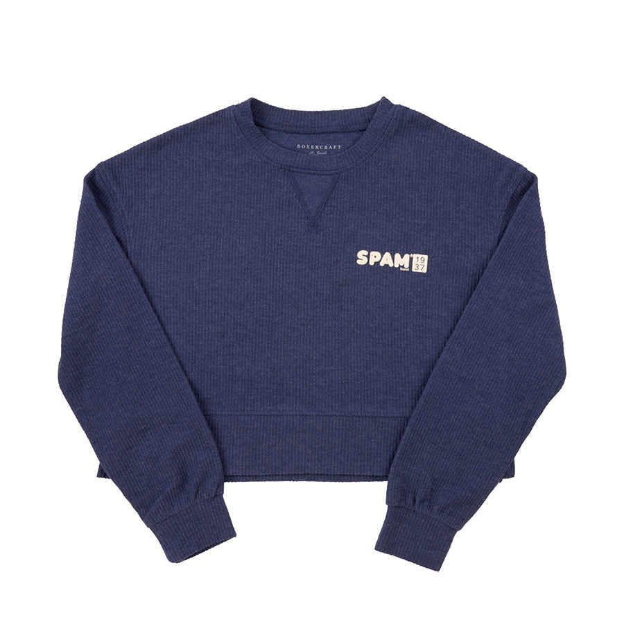 ribbed crewneck