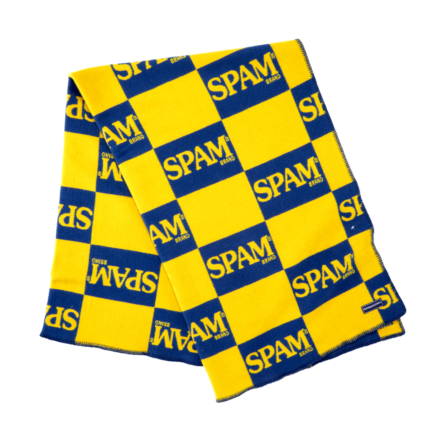 SPAM® Blue & Yellow Checked Blanket