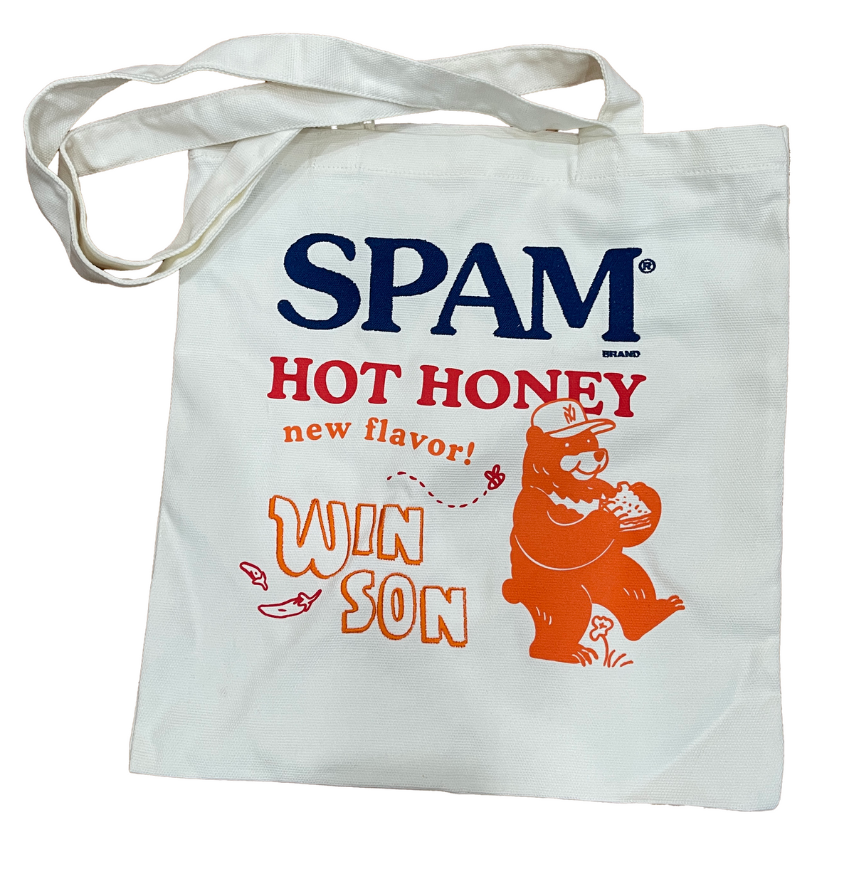 SPAM® Hot Honey x Win Son Bakery Tote Bag