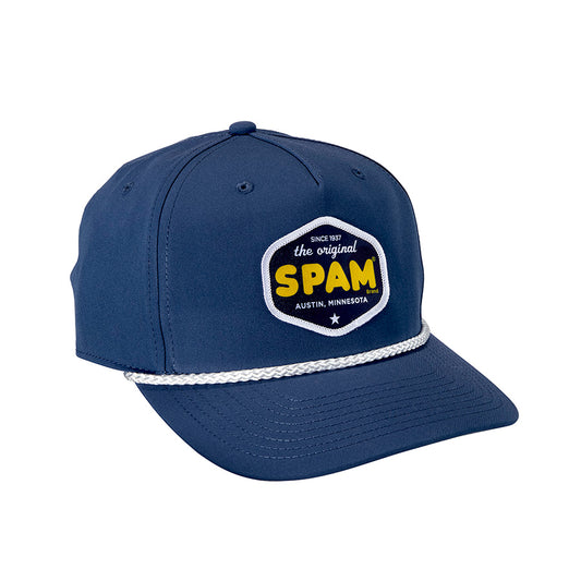 Blue cap with "original" patch
