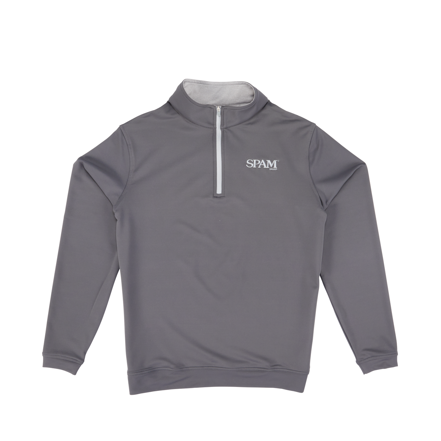 Men's SPAM® 1/4 Zip Gray Pullover