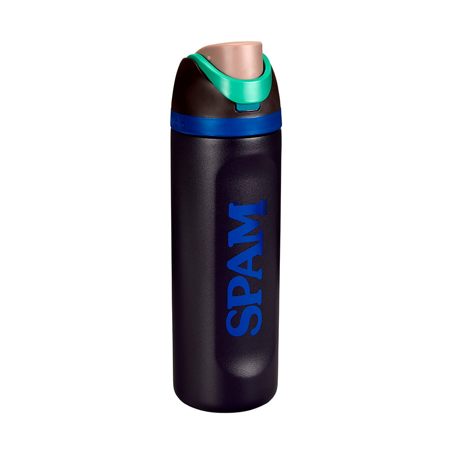 24 ounce water bottle, blue
