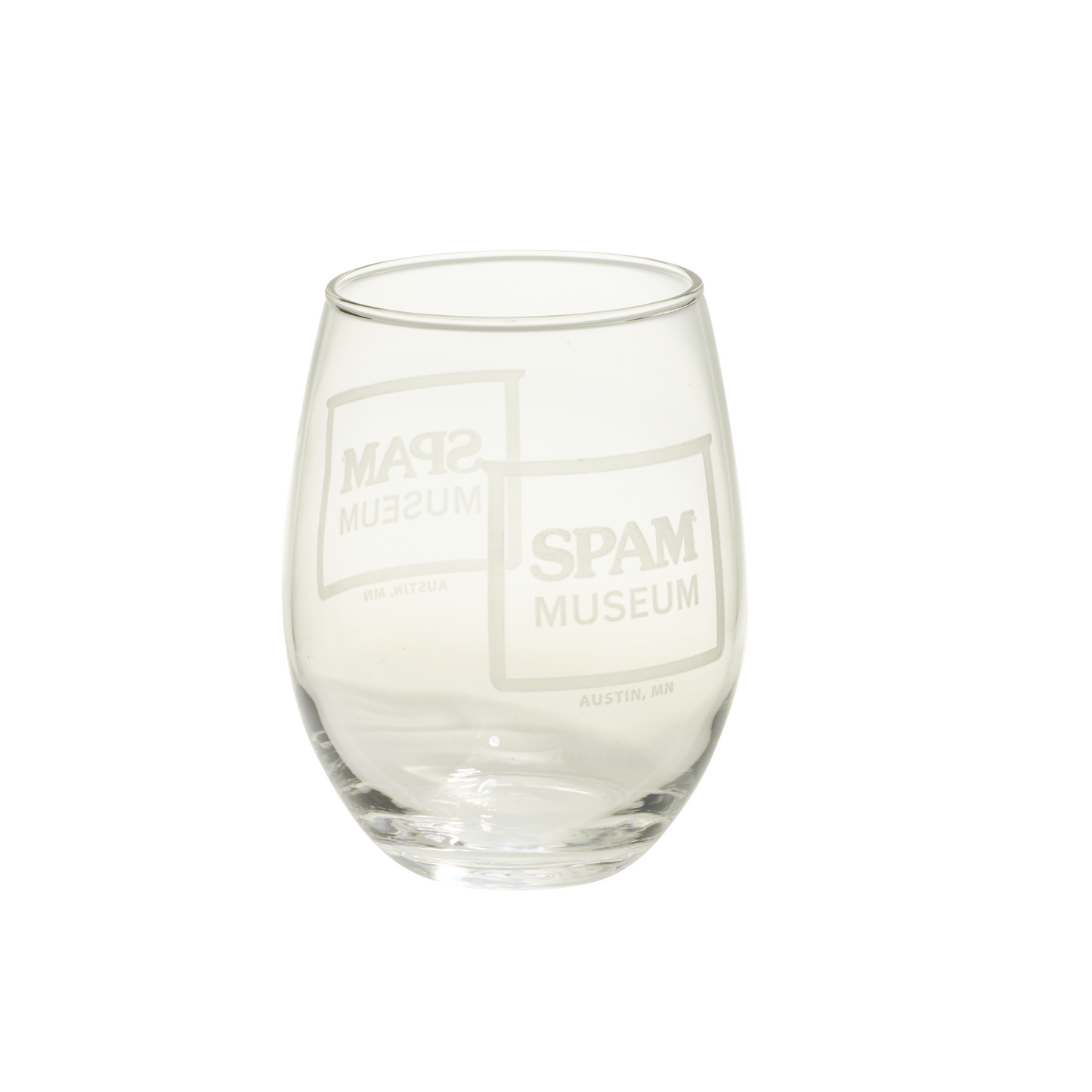 SPAM® Museum Stemless Wine Glass