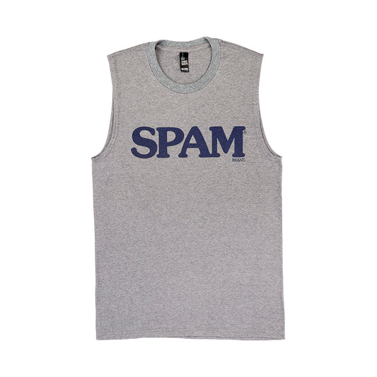 Grey Sleeveless SPAM® T-Shirt